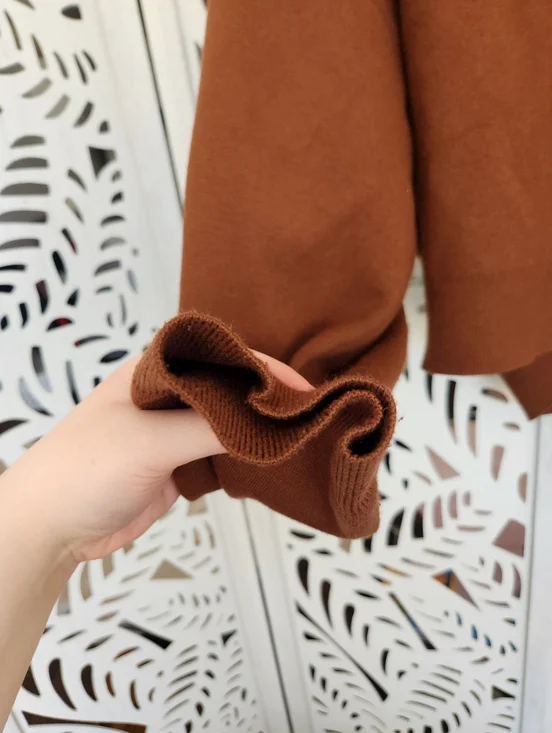 Frank & Oak Cropped Mock Neck Sweater - Picture 6 of 7